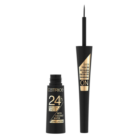 Catrice  Eyeliner Brush Liner 24 H - 10 Utra Black  Očné linky Čierna