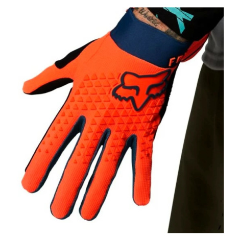 Men's cycling gloves Fox Defend orange