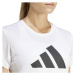 adidas RUN IT TEE Dámske bežecké tričko, biela, veľkosť