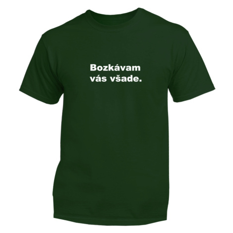 Myšlienky Politikov tričko Bozkávam vás všade Zelená