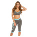 Trendy KouCla Workout Outfit NEONPINK S