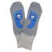 3PACK ponožky VoXX sivé (Barefootan-grey) M