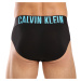 3PACK pánske slipy Calvin Klein čierné (NB3607A-LXT)