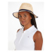 Tommy Hilfiger Klobúk Beach Summer Straw Fedora Hat AW0AW16044 Écru