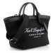 Kabelka Karl Lagerfeld Hotel Karl Sm Tote Canvas Black