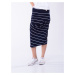 Look Made With Love Sukne 518 Patricia Navy Blue/White