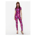Versace Jeans Couture Tričko 74HAH602 Ružová Slim Fit