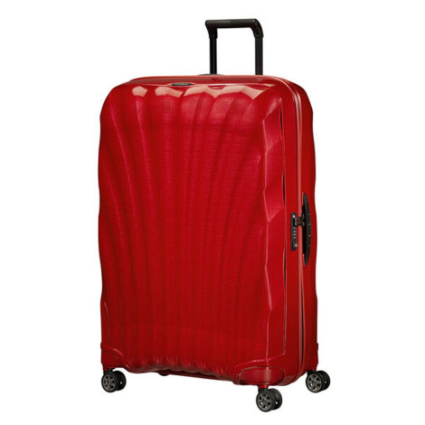 Samsonite Skořepinový cestovní kufr C-lite Spinner 123 l - červená