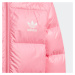 ADIDAS ORIGINALS Prechodná bunda 'Adicolor'  ružová / biela