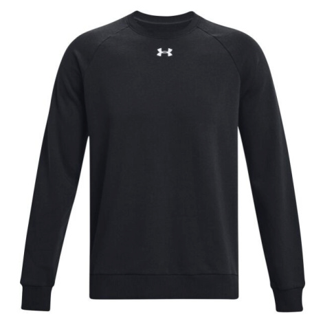 Under Armour RIVAL FLEECE CREW Pánska mikina, čierna, veľkosť