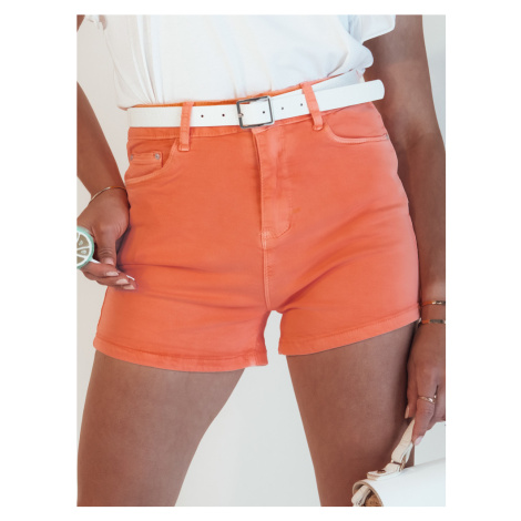 GLAMWEAR Women's Denim Shorts Orange Dstreet