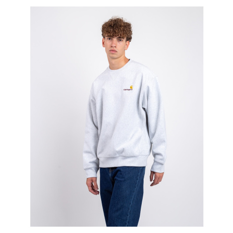 Carhartt WIP American Script Sweat Ash Heather