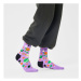 Happy Socks Ponožky Vysoké Unisex MIL01-5000 Fialová