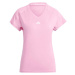 adidas TRAIN ESSENTIALS TEE Dámske športové tričko, ružová, veľkosť