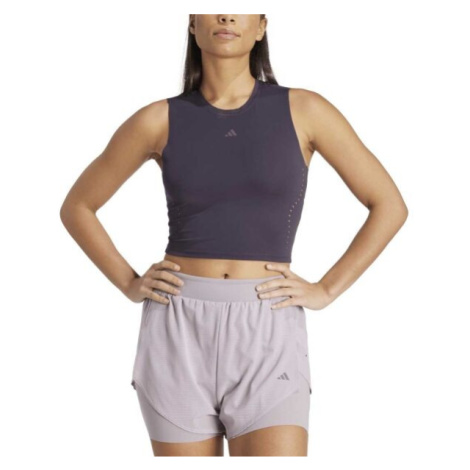 adidas HIIT CROP TANK Dámske tréningové tielko, čierna, veľkosť