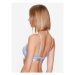 Emporio Armani Underwear Podprsenka bez kostíc 164410 3R235 00291 Modrá