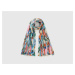 Benetton, Patterned Scarf In Sustainable Viscose