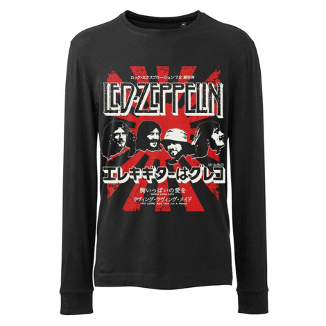 Led Zeppelin tričko Japanese Burst Čierna