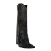 Steve Madden Kovbojské topánky Bravados Boot SM11002945-04004-024 Čierna