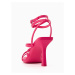 Bershka Remienkové sandále  ružová