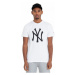 New Era MLB TEAM LOGO TEE NEW YORK YANKEES Pánske tričko, biela, veľkosť