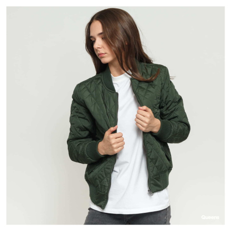 Bunda Urban Classics Ladies Diamond Quilt Nylon Jacket Olive