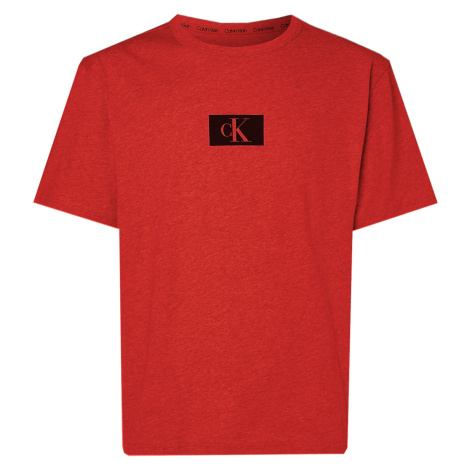 Pánske tričko na spanie NM2399E XNZ červená - Calvin Klein červená