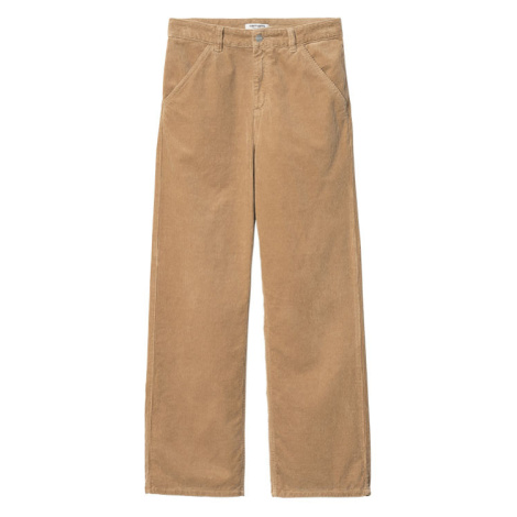 Carhartt WIP W' Simple Pant Peanut Dámske - Nohavice Carhartt WIP - Svetlohnedá - I033889_2FS_02