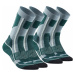 QUECHUA Turistické vysoké hrejivé ponožky SH520 X-Warm 2 páry