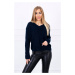 V-neck sweater navy blue