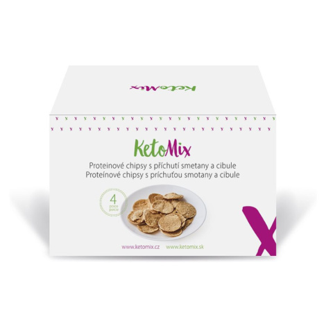 Ketomix Proteinove Chipsy Smotana Cibula 4ks