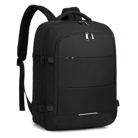 Čierny objemný cestovný batoh do lietadla &quot;Tourist&quot; - veľ. L