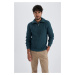 DEFACTO Standard Fit Stand Collar Thessaloniki Fabric Sweater