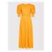 ROTATE Každodenné šaty Lavine RT1196 Oranžová Regular Fit