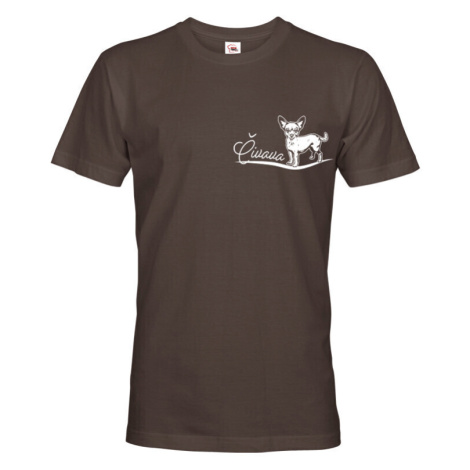 Pánské tričko s potlačou Čivava - pre milovníkov psov