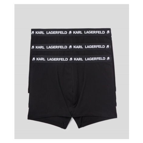 Spodná Bielizeň Karl Lagerfeld Logo Trunk Set 3-Pack Čierna