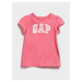 Baby šaty GAP Logo dress Ružová