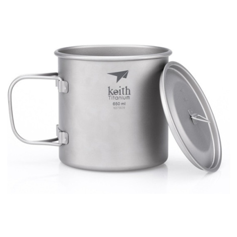 Hrnček Keith Titanium Single-Wall Tit. Mug 650 ml Farba: sivá