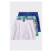 Polo Ralph Lauren trenírky 3- balenie - zelená, modrá, ružová Veľkosť: S
