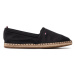 Tommy Hilfiger Espadrilky Basic Flat FW0FW06497 Čierna