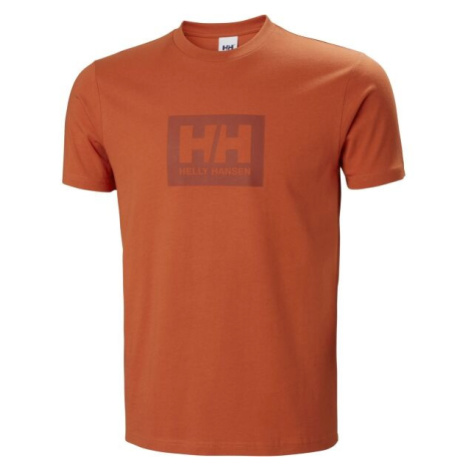 Helly Hansen HH BOX TEE Pánske tričko, oranžová, veľkosť