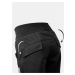 Čierne chlapčenské softshellové nohavice bez zateplenia Unuo Cool
