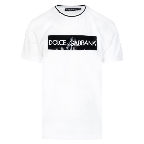 DOLCE & GABBANA Logo White tričko