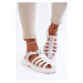 Women's Foam Roman Sandals White Gasaria