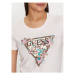 Guess Tričko Cherry Flower W4YI26 J1314 Ružová Slim Fit