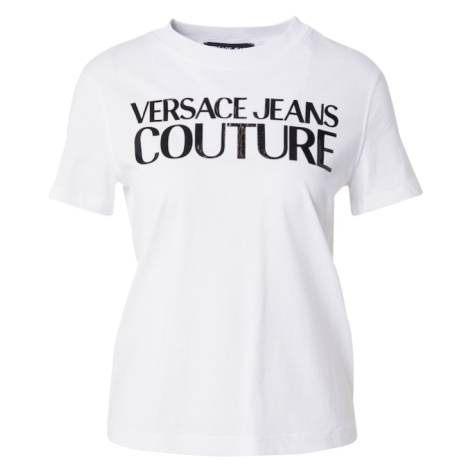 Versace Jeans Couture Tričko  čierna / biela