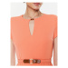 Lauren Ralph Lauren Každodenné šaty 250868639009 Oranžová Regular Fit