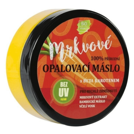 Mrkvové opaľovacie maslo bez UV filtra s betakaroténom VIVACO 150 ml