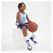 Basketbalová obuv SS500H pre pokročilých unisex bielo-modro-červená