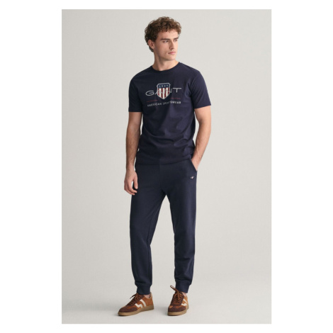 TEPLÁKY GANT REG SHIELD SWEATPANTS EVENING BLUE